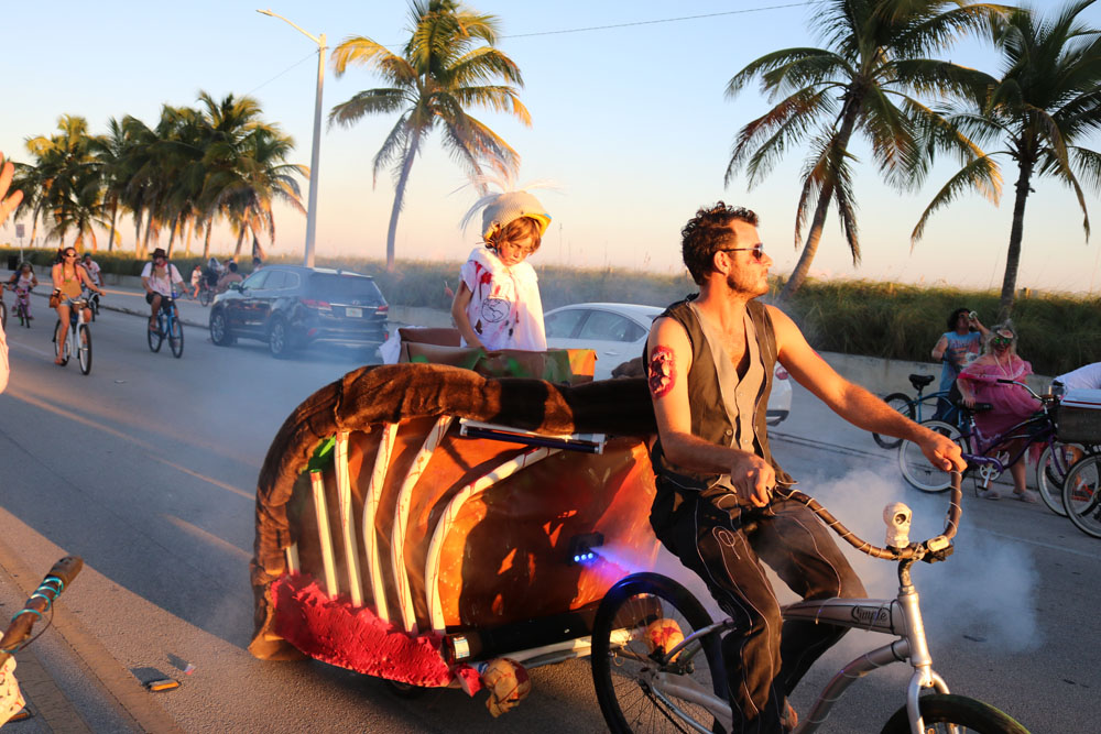 Zombie Bike Ride 2018 photo - Duval Street, Key West